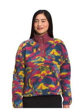The north face Women's Multi-Color Sherpa Pullover Sweater